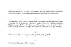 29_2023 Uchwała Prezydium ZO Wielkopolskiego ZNP